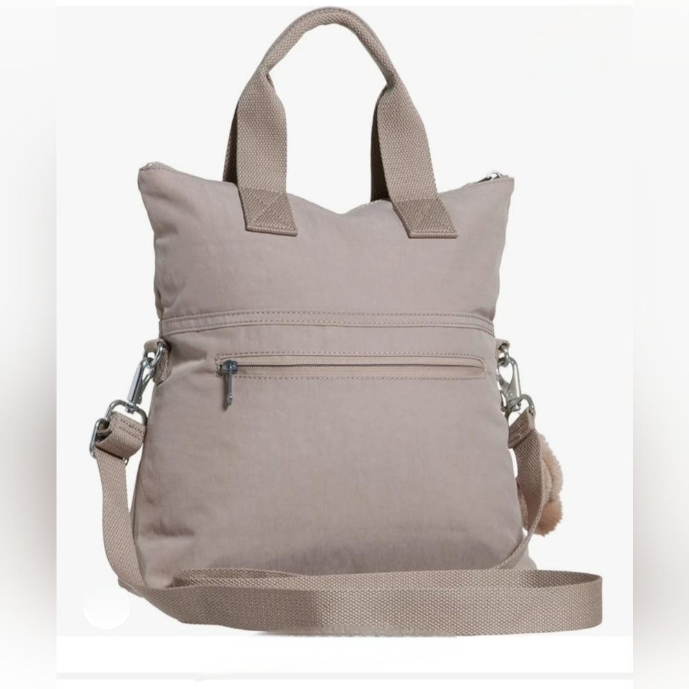 Kipling Bag Beige Crossbody/hand Strap Convertible Tote Travel NEW ELEVA
